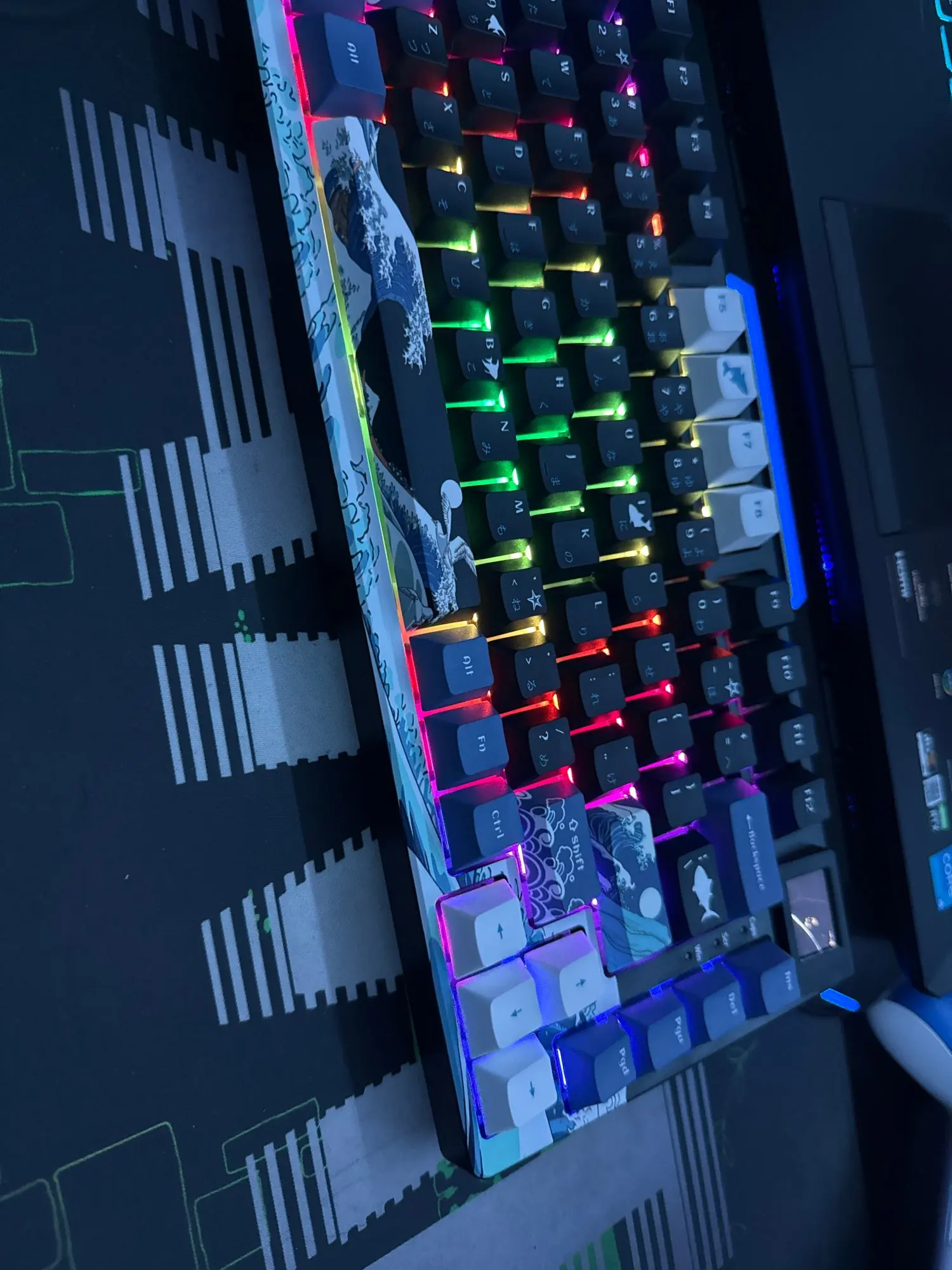 Wired Mechanical Gaming Keyboard with OLED Display Full photo review