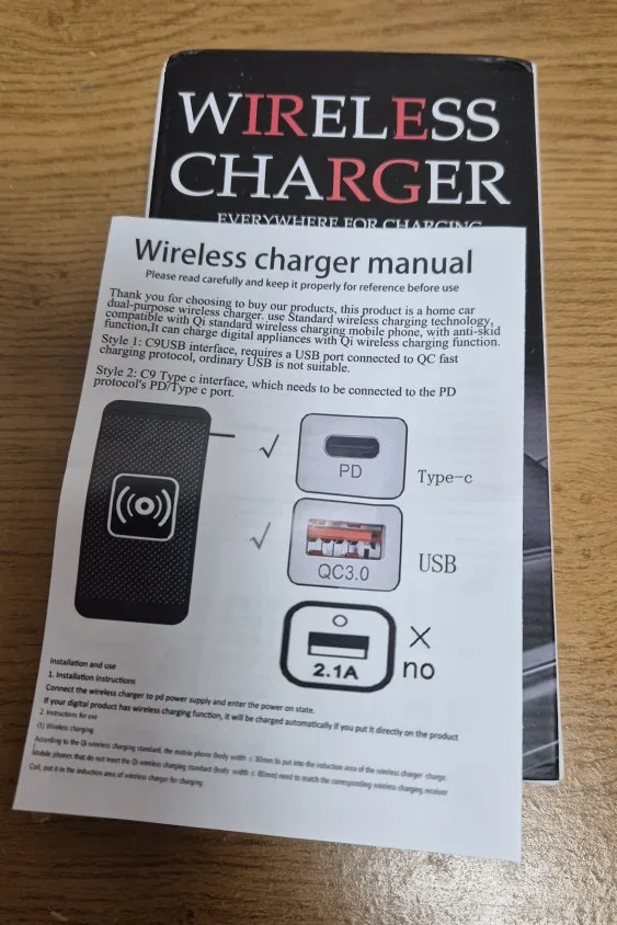 Car Wireless Charger for Iphone 16 15 15 photo review