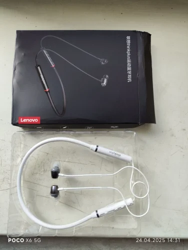 100% Original Lenovo HE05X Bluetooth 5.0 Earphones Waterproof photo review
