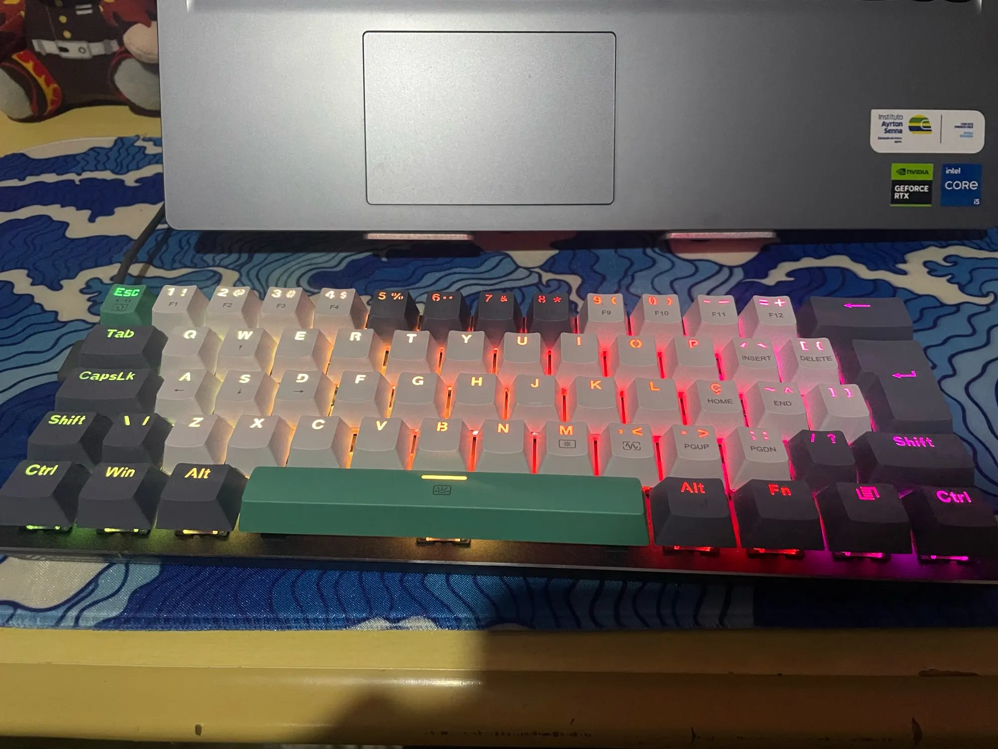 Machenike K500-B61 Mini Mechanical Keyboard 60% ABNT2 Layout photo review