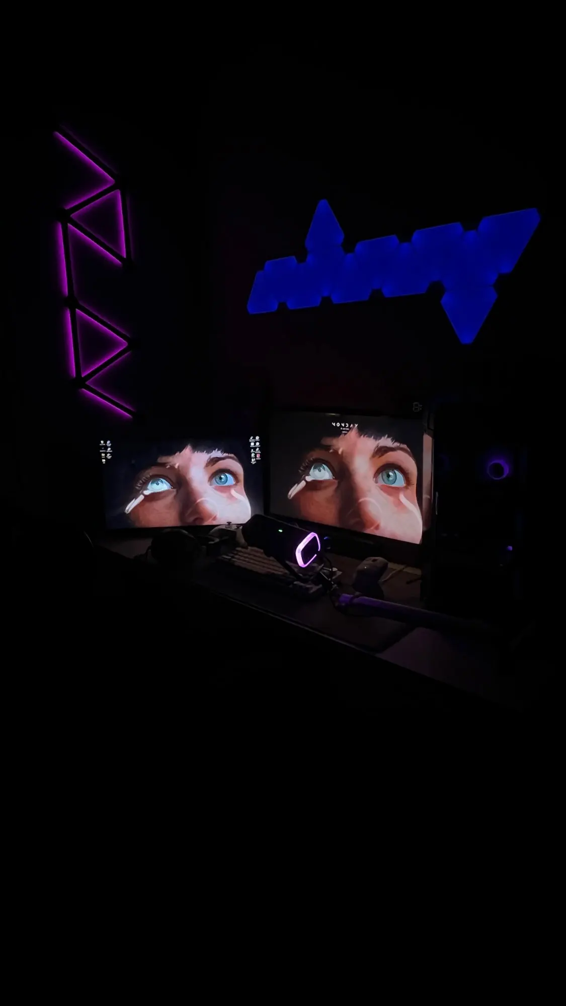 Super Thin LED Triangle Lamps Indoor RGB Quantum photo review