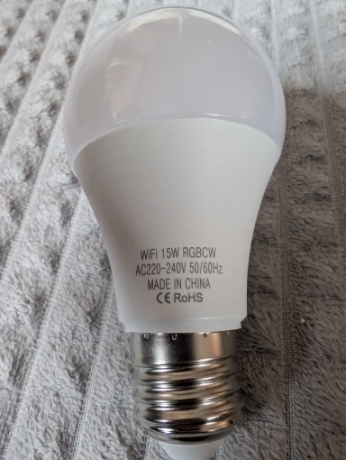 Tuya E27 Led Lamp App Control Bluetooth /WiFi photo review