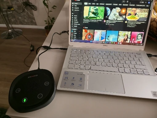 USB Conference Speaker Microphone Wired Touch Key Omni photo review