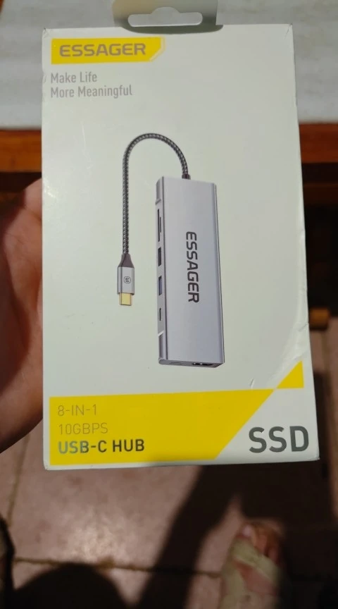 8-IN-1 USB HUB With Disk Storage Function PD100W photo review