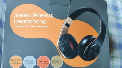 CATASSU Earphone Bluetooth Headphones Over Ear Stereo Wireless photo review