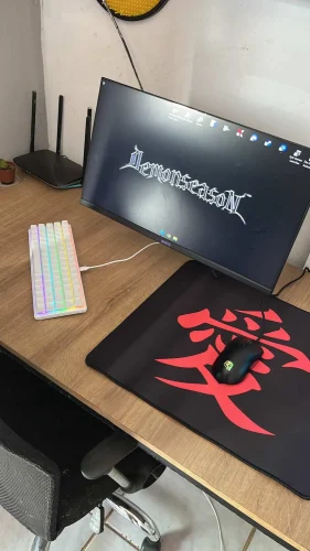 K68 Wired Mechanical Keyboard 10Kinds of Colorful Lighting photo review