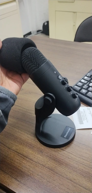 Haomuren USB Microphone for PC Mac Gaming Recording photo review