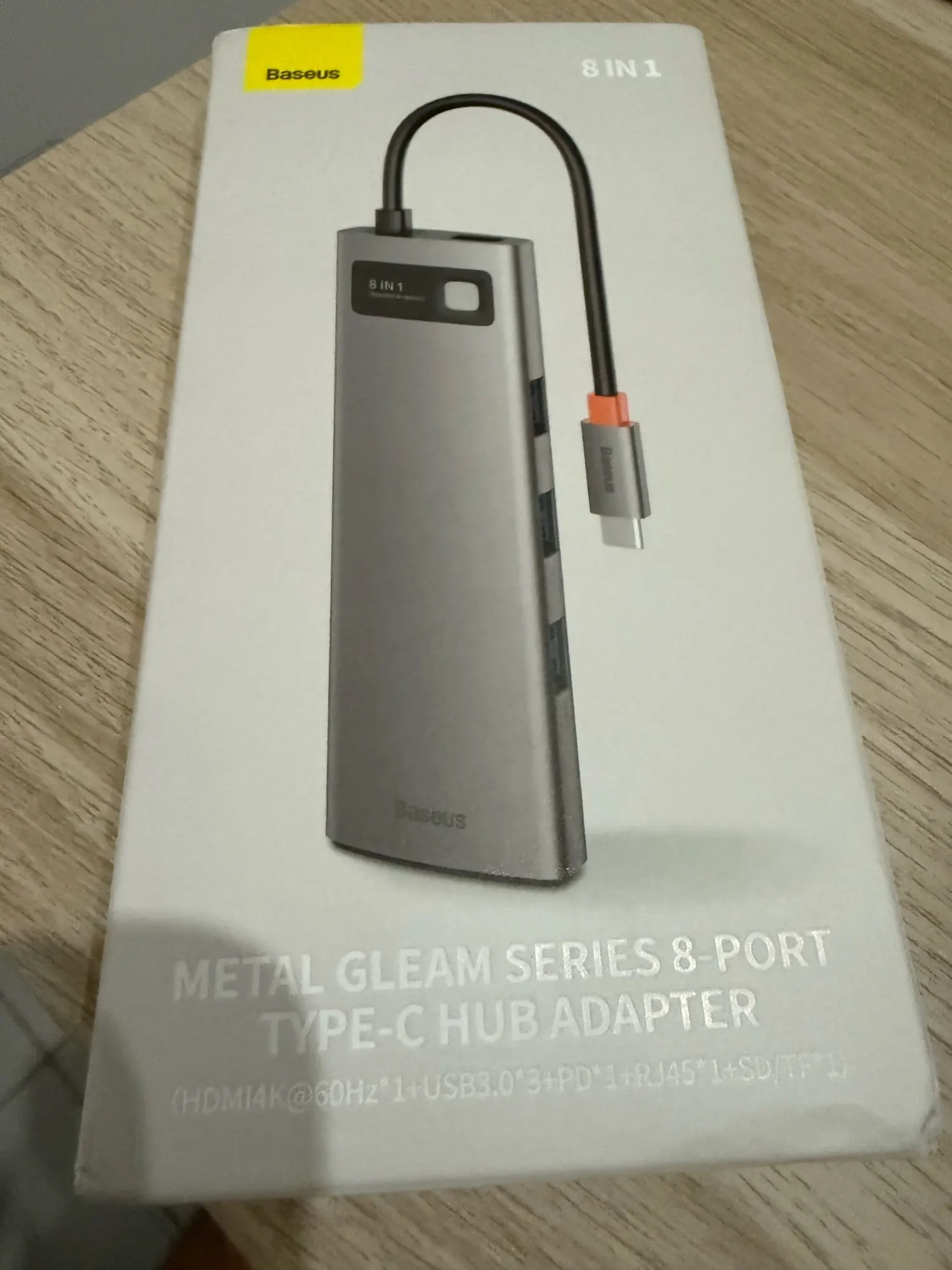 Baseus 4K 60Hz USB C Hub Type C photo review