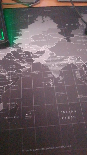 Map Mouse Pad Large Map Desk Mat Protector photo review