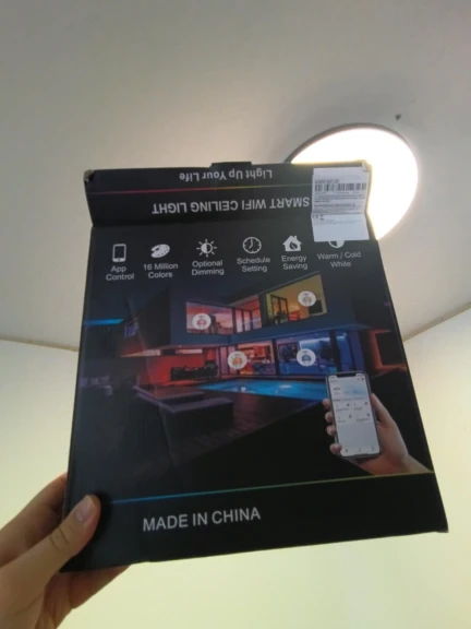 Tuya Smart WiFi Bluetooth LED Ceiling Light AC85-265V photo review
