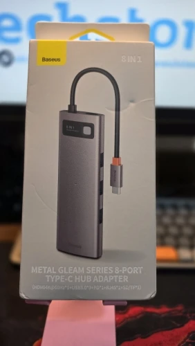 Baseus 4K 60Hz USB C Hub Type C photo review