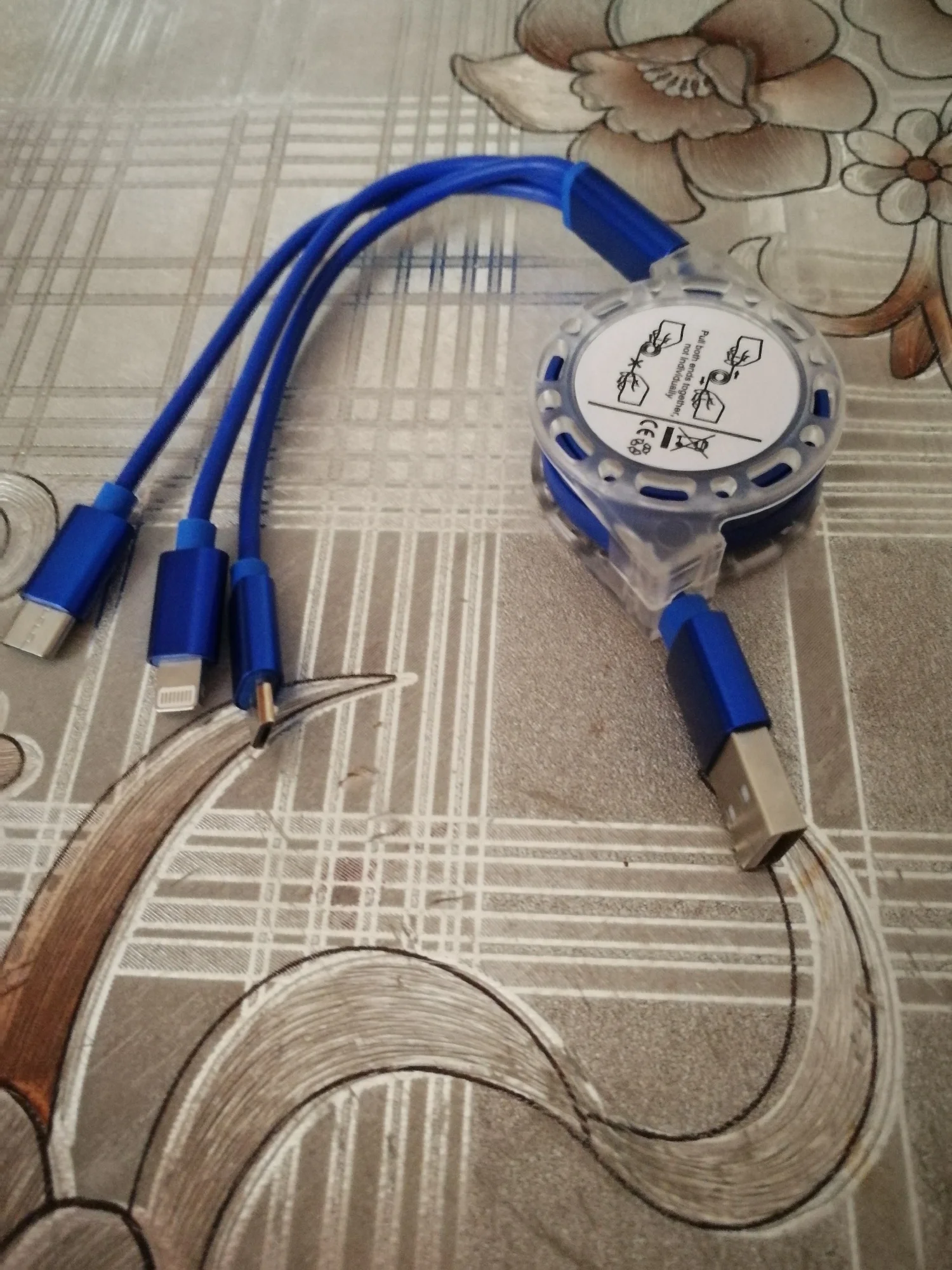 3 in 1 USB Fast Charging Cable Mobile photo review