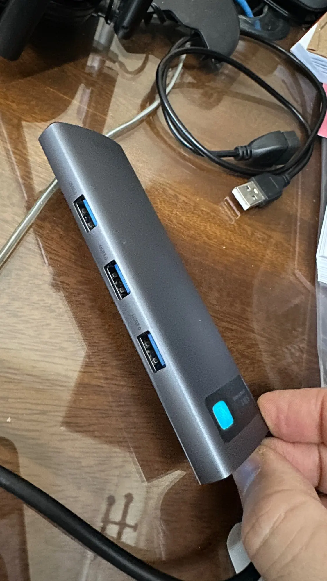 Baseus 4K 60Hz USB C Hub Type C photo review