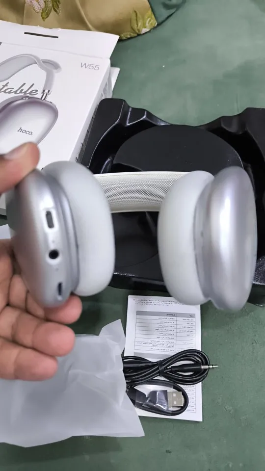 HOCO W55 Over Ear Buetooth Earphone Wireless Music photo review