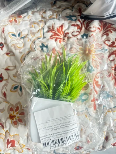 1pc Artificial Plants with Plastics Pots Perfect Greenery photo review