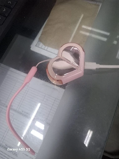 Heart-shaped Rotatable Wireless Bluetooth Earphones Stereo Sound Headphones photo review