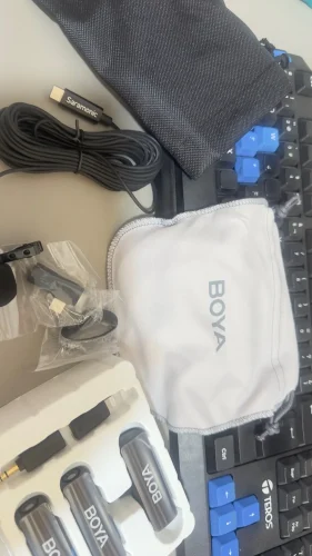 BOYA BOYALINK A Wireless Lavalier Microphone for iPhone photo review