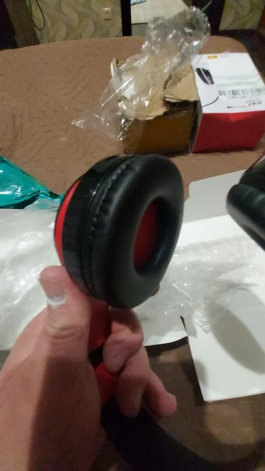 CATASSU Earphone Bluetooth Headphones Over Ear Stereo Wireless photo review