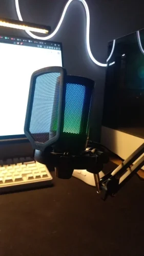 FIFINE USB Gaming Microphone Kit for PC,PS4/5 Condenser photo review