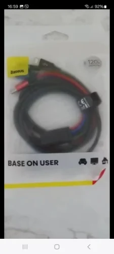 Baseus 3 in 1 USB Cable Type C photo review