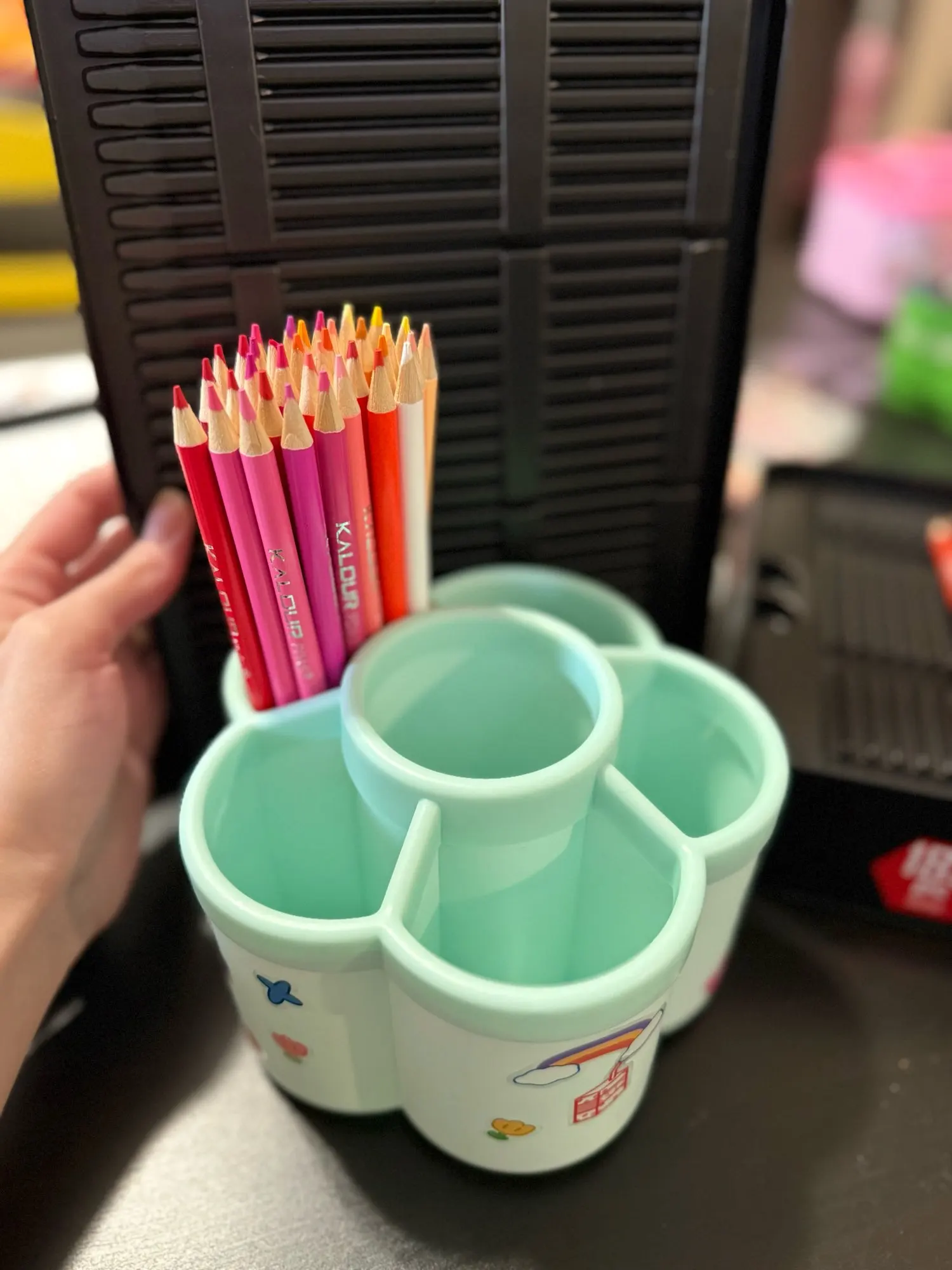 Rotating Desk Organizer - Multi-Compartment Storage Caddy, Durable photo review