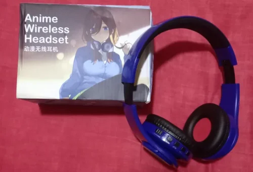 NEW Flash Light Cute Cat Ear Headphones Wireless photo review