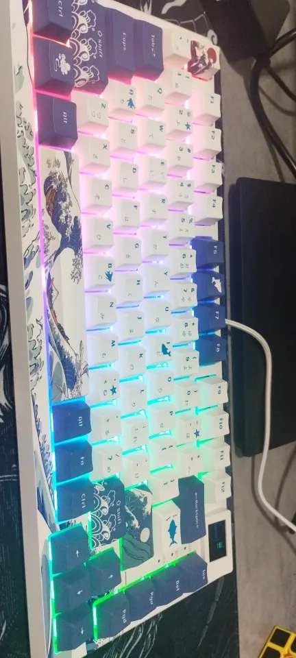 Wired Mechanical Gaming Keyboard with OLED Display Full photo review