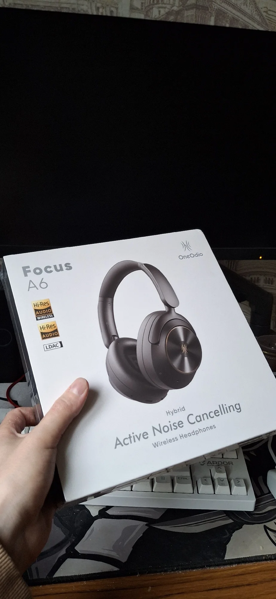 Oneodio A6 ANC Wireless Bluetooth 6.0 Headphones -48dB photo review