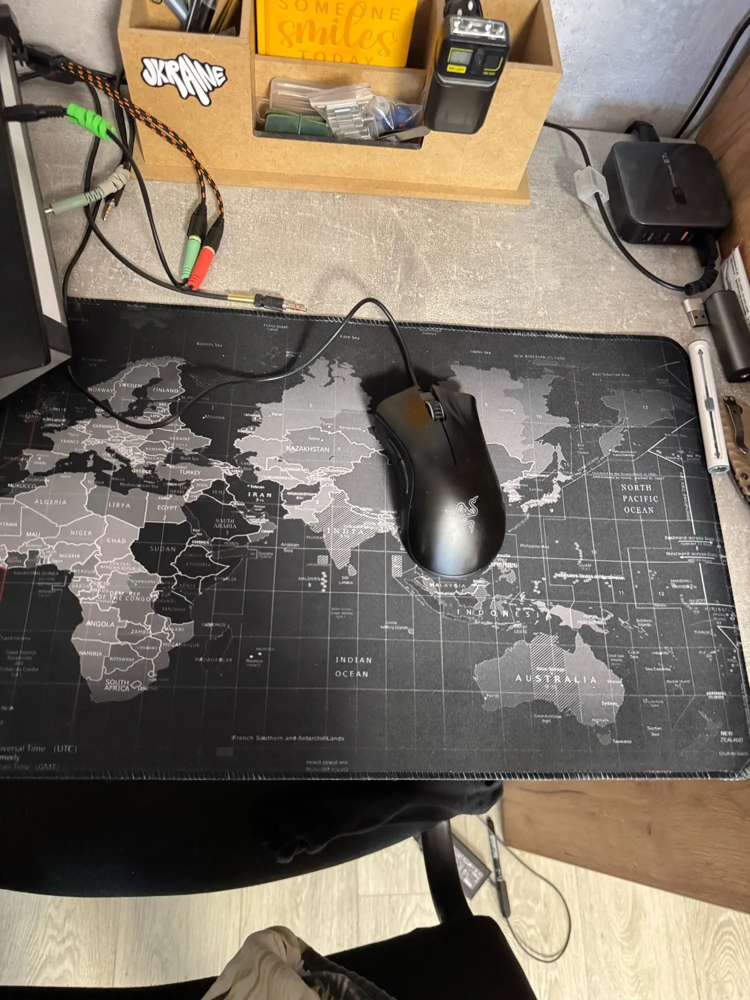 Map Mouse Pad Large Map Desk Mat Protector photo review