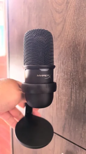 HyperX SoloCast Gaming Microphone Pro Electronic Sports Tap-to-Mute photo review