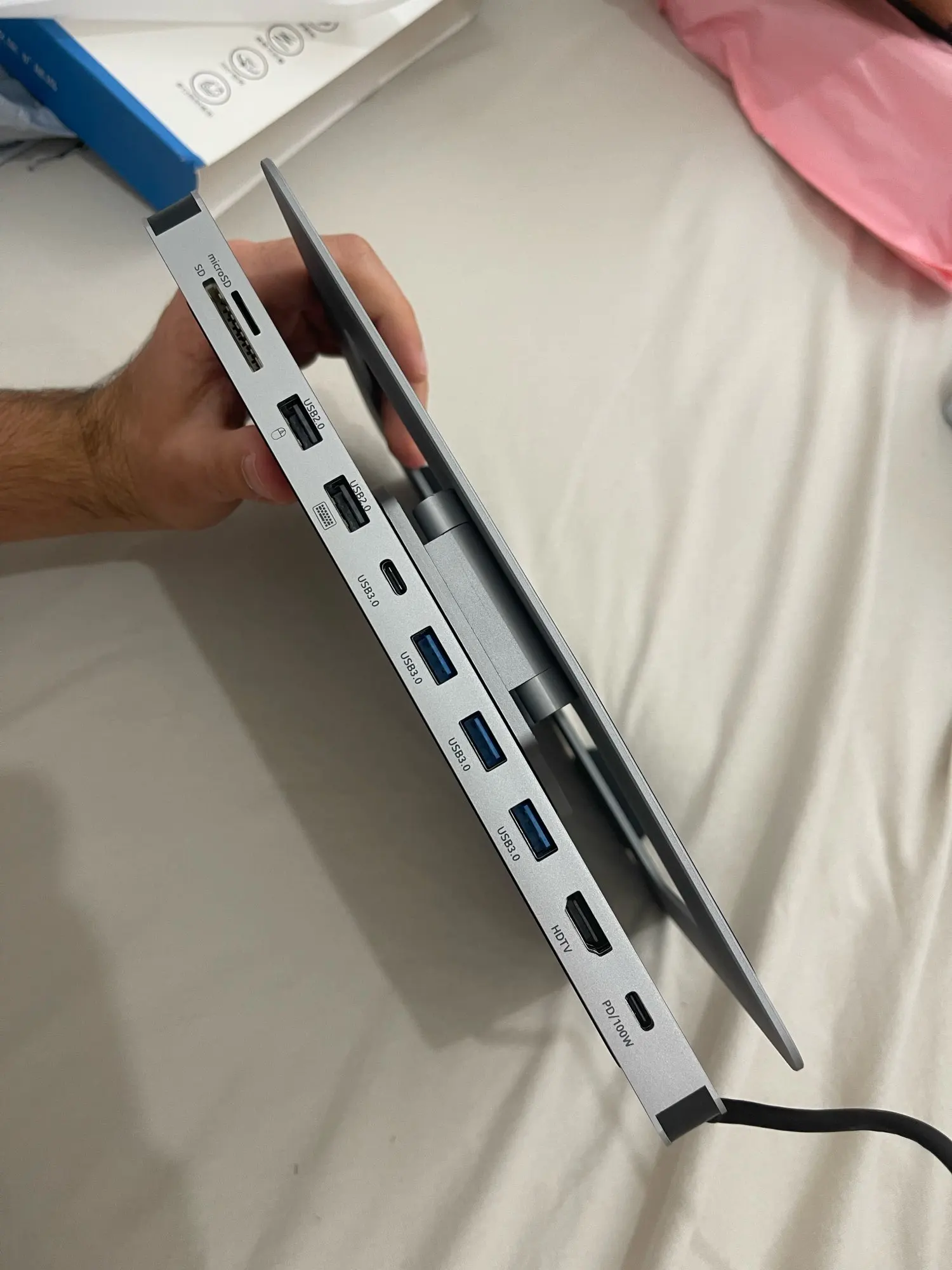 Blueendless Aluminum ipad Holder 10 in 1 docking photo review