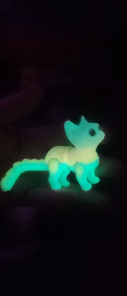 12/16cm 3D Printed Articulated Cute Cats Figurine Miniature photo review