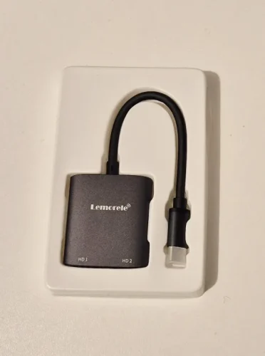 Lemorele 2 Port USB C Hub to Dual photo review