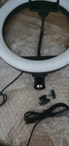 26cm Photo Ringlight Led Selfie Ring Light Phone photo review
