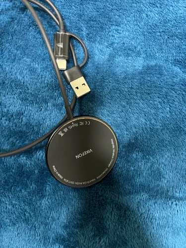 VIKEFON 30W Magnetic Wireless Charger PD Type C photo review