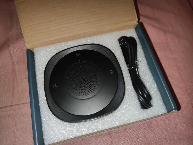 USB Conference Speaker Microphone Wired Touch Key Omni photo review