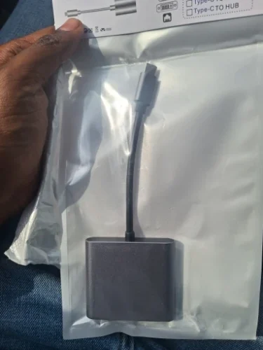 3 in 1 Usb Hub USB C to photo review