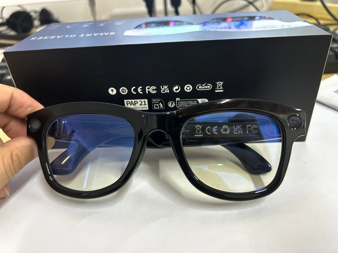 New Smart Glasses AI Translation Bluetooth Call 1080P photo review