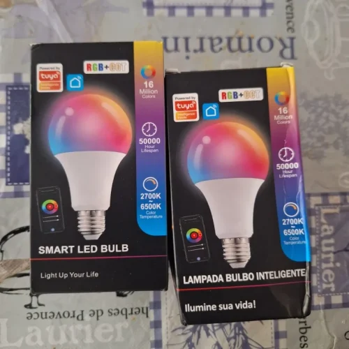 Tuya Smart LED Light Bulbs WiFi Bluetooth RGBCW photo review