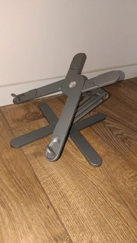 Foldable Laptop Stand 360°Rotation Notebook Table Aluminum Alloy photo review