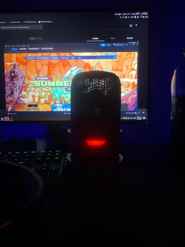 HyperX SoloCast Gaming Microphone Pro Electronic Sports Tap-to-Mute photo review
