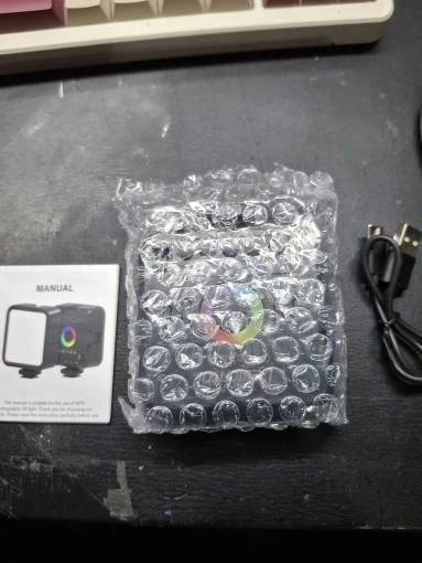 Adjustable Mini RGB Hot Boot Fill Light Live photo review