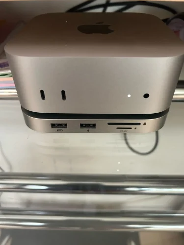Minisopuru Mac Mini M4 Hub Dock Stand With photo review