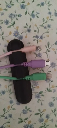 Silicone USB Cable Organizer USB Charging Cable Winder photo review