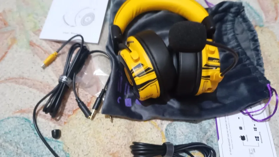 EKSA E900 Pro Upgraded Gaming Headset Gamer 7.1 photo review