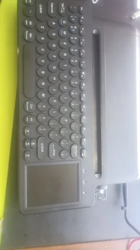 Tri-Mode Dual Bluetooth Keyboard BT5.0 3.0 2.4G Wireless photo review