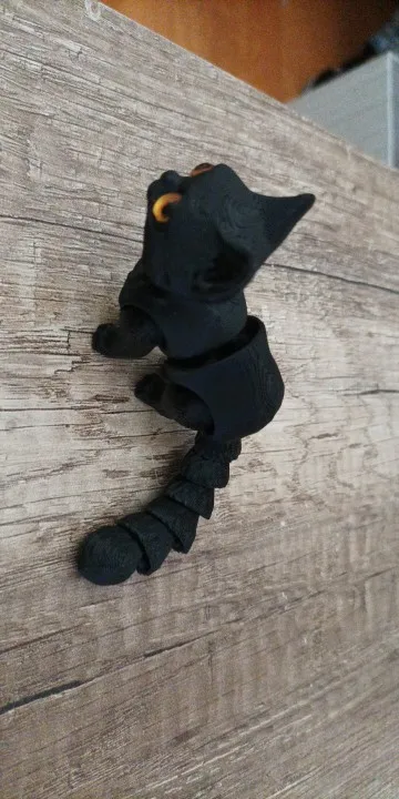 12/16cm 3D Printed Articulated Cute Cats Figurine Miniature photo review