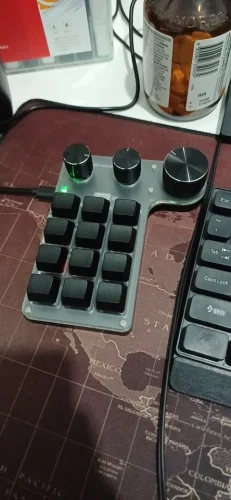 Mini Bluetooth Programming Macro Custom 3 Knob Keyboard photo review