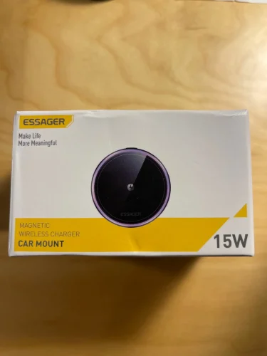 Essager Magnetic Wireless Charger Car Phone Holder 15W photo review