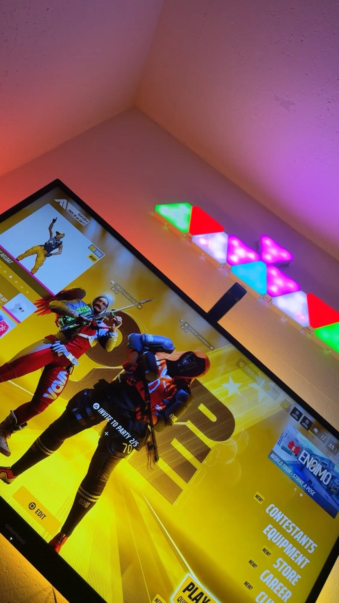 LED Triangular Quantum Lamp RGB Wall Lamp Smart photo review